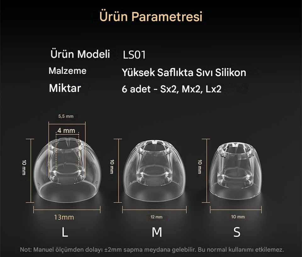 KZ LS01 Sıvı Silikon Uçları - Görsel 6